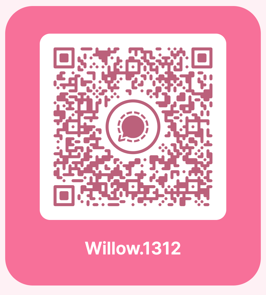 QR code for Willow.1312 on Signal